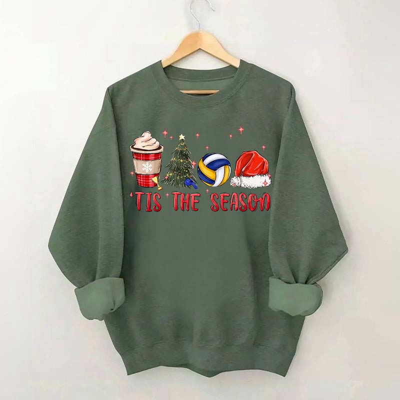 Volleyball Lover Christmas Sweatshirt
