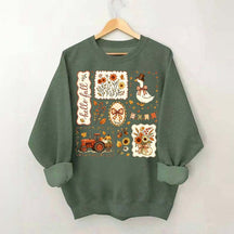Hello Fall Goose Floral Sweatshirt