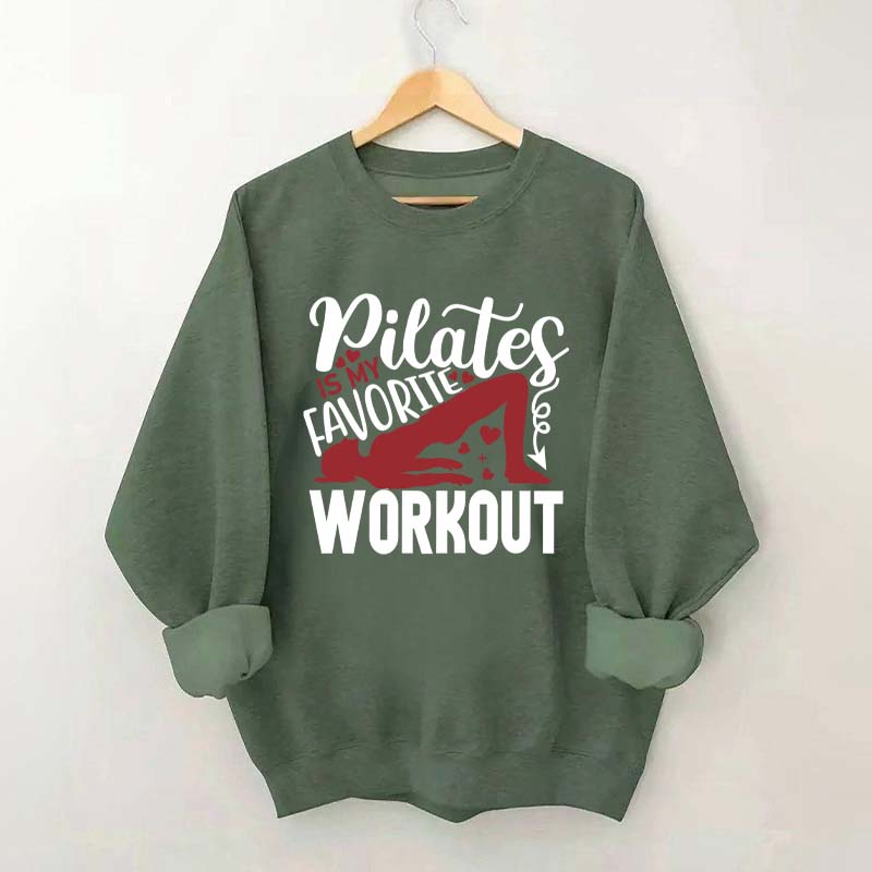 Pilates Workout Statement Sweatshirt