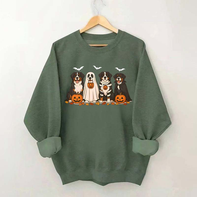 Bernese Mountain Dog Halloween Sweatshirt