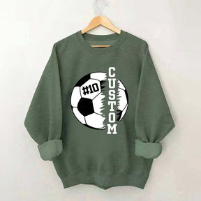 Custom Soccer Name & Number Sweatshirt