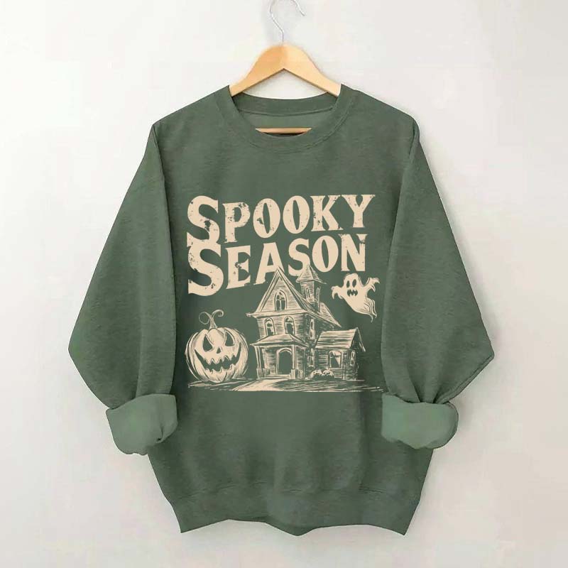 Spooky Season Haunted House Sweatshirt