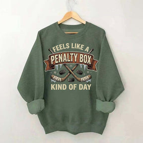 Funny Hockey Mom Festive Sports Sweatshirt