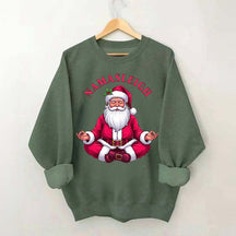 Namasleigh Santa Sweatshirt