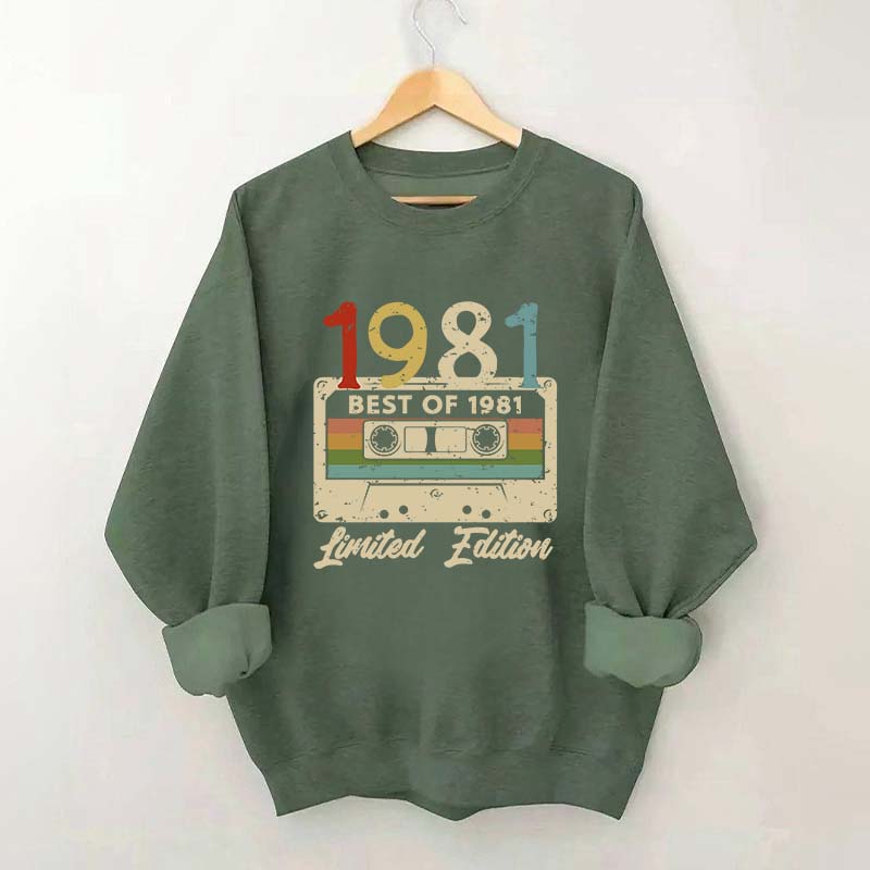 Audiotape And Letter Graphic Sweatshirt