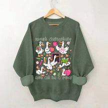 Goose Back to School Ducks In a Row Sweatshirt