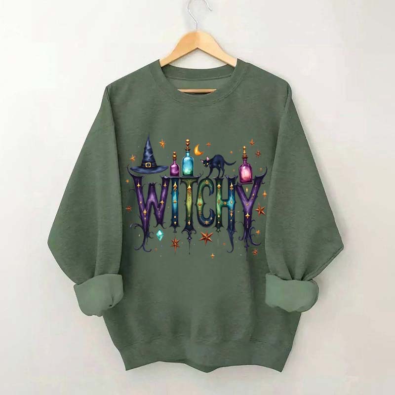 Halloween Witch Sweatshirt