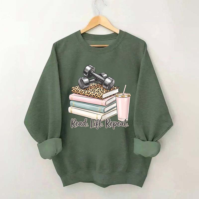 Read Lift Repeat Sweatshirt