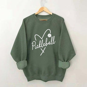 Pickleball Heart Sweatshirt