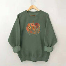 Autumn Leaves Faith Fall Crewneck Sweatshirt
