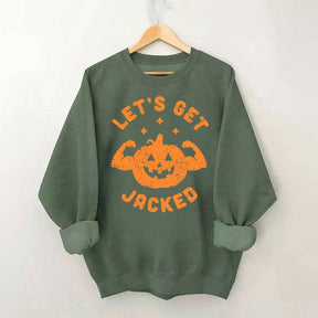 Halloween Workout Let's Get Jacked Sweatshirt