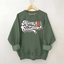 Merry Christmas Family Retro Sweatshirt