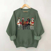 Horse Christmas Funny Sweatshirt