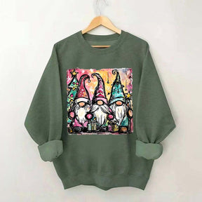 Christmas Gnome Art Sweatshirt