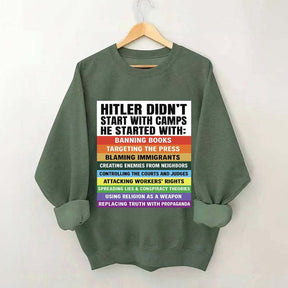 Anti Fascism Protest Sweatshirt