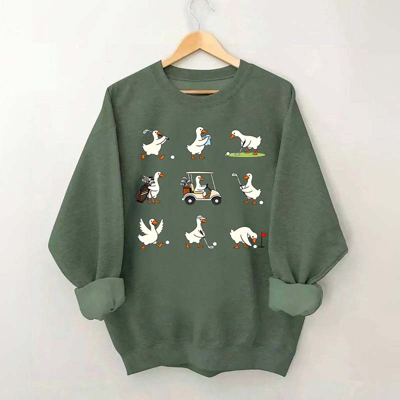 Funny Golf Goose Sweatshirt