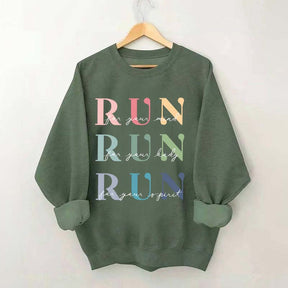 Marathon Athlete Run For Your Mind Sweatshirt