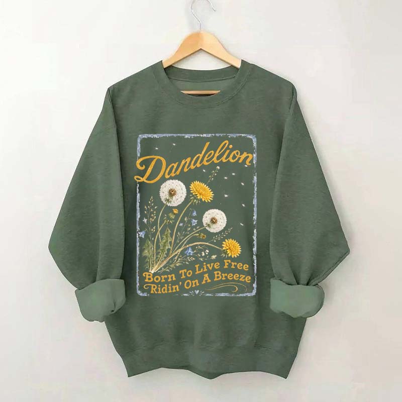 Comfort Colors Dandelion Country Music Sweatshirt