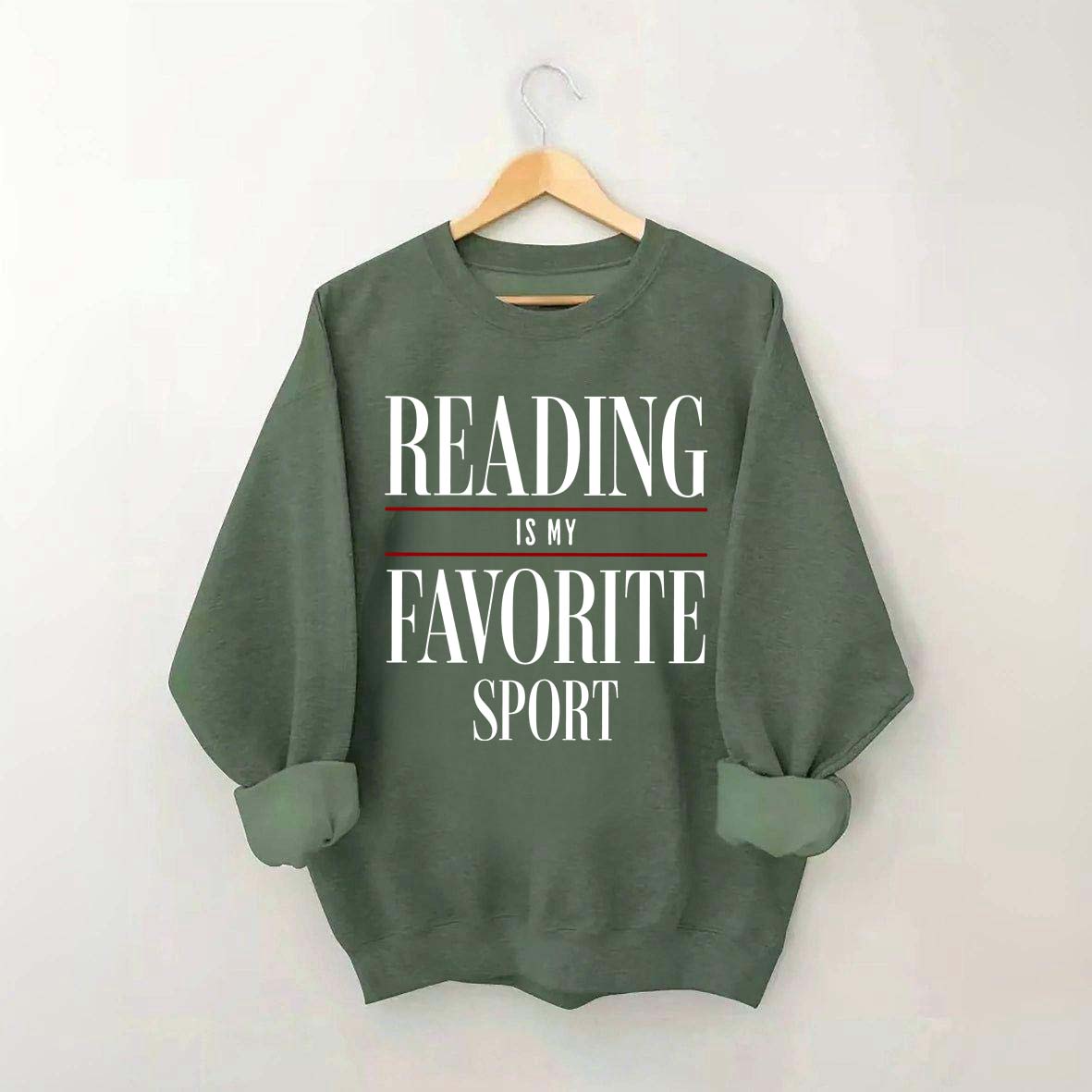 Reading Is my Favorite Sport Sweatshirt
