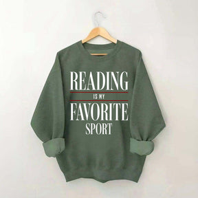 Reading Is my Favorite Sport Sweatshirt