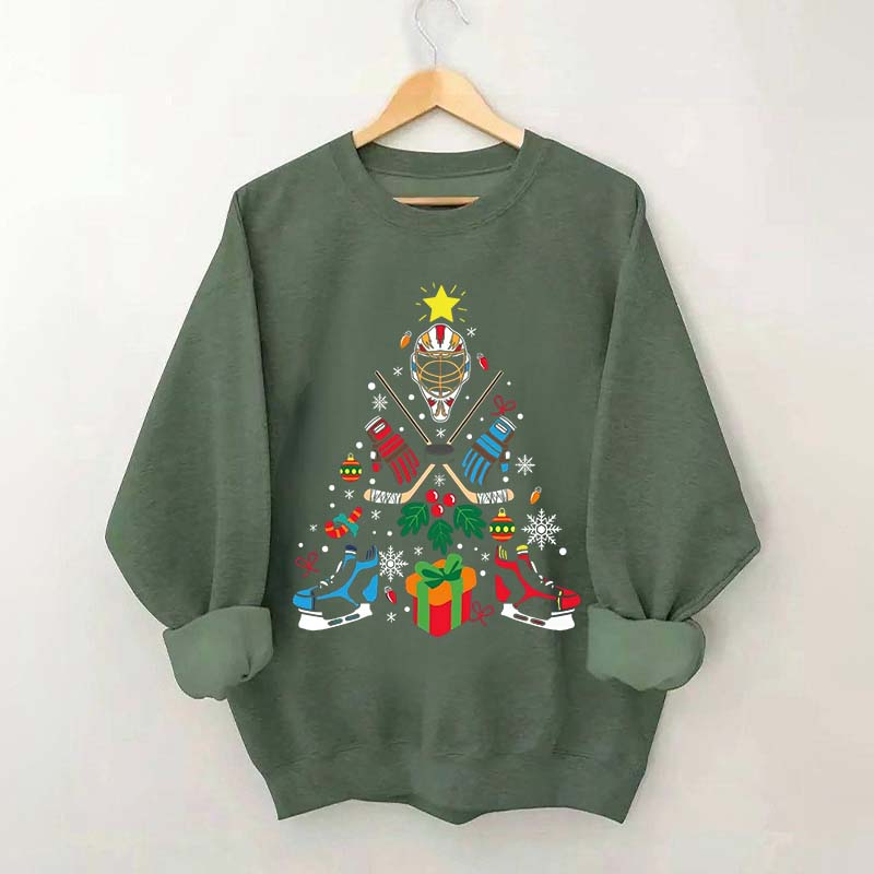 Sport Xmas Hockey Christmas Sweatshirt