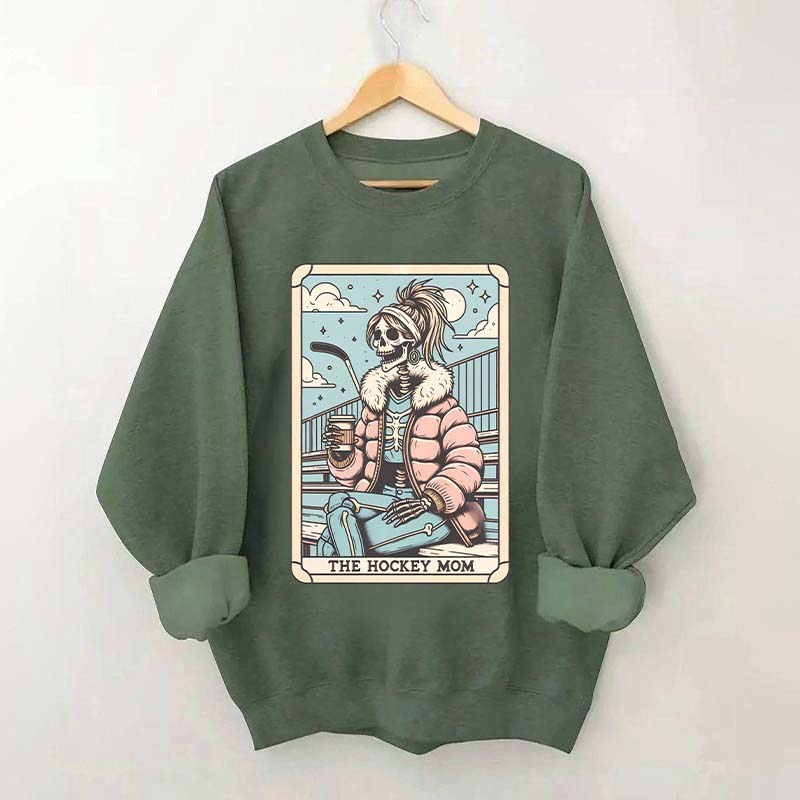 Tarot Card Hockey Mom Sweatshirt