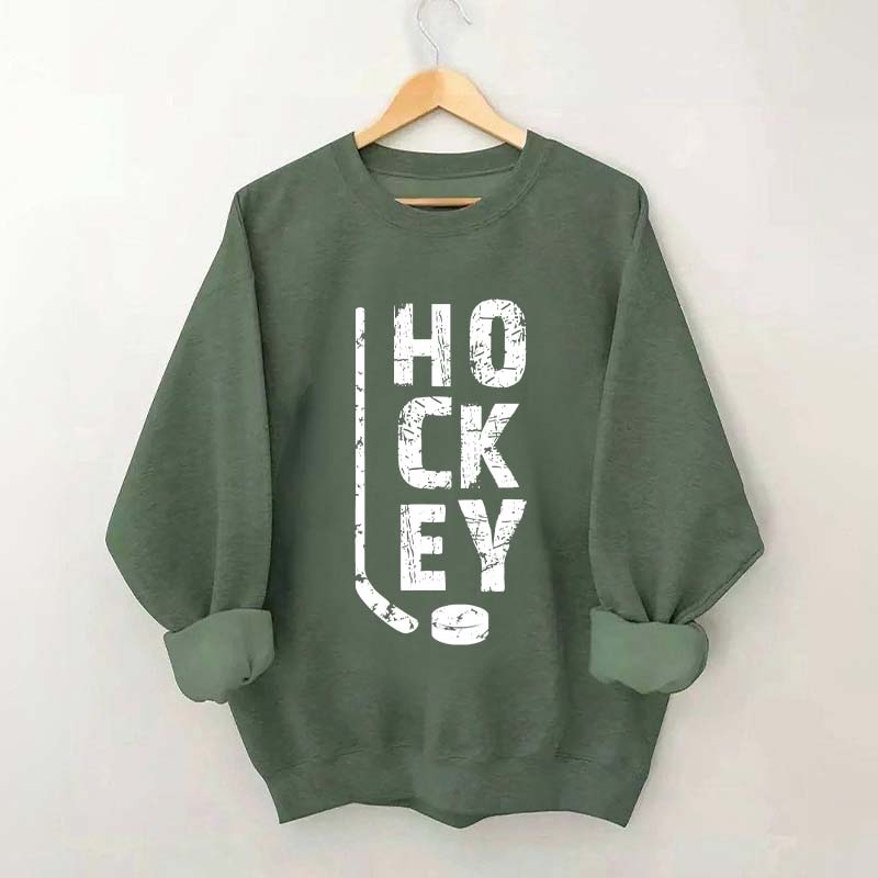 Astute Ice Hockey Player Sweatshirt