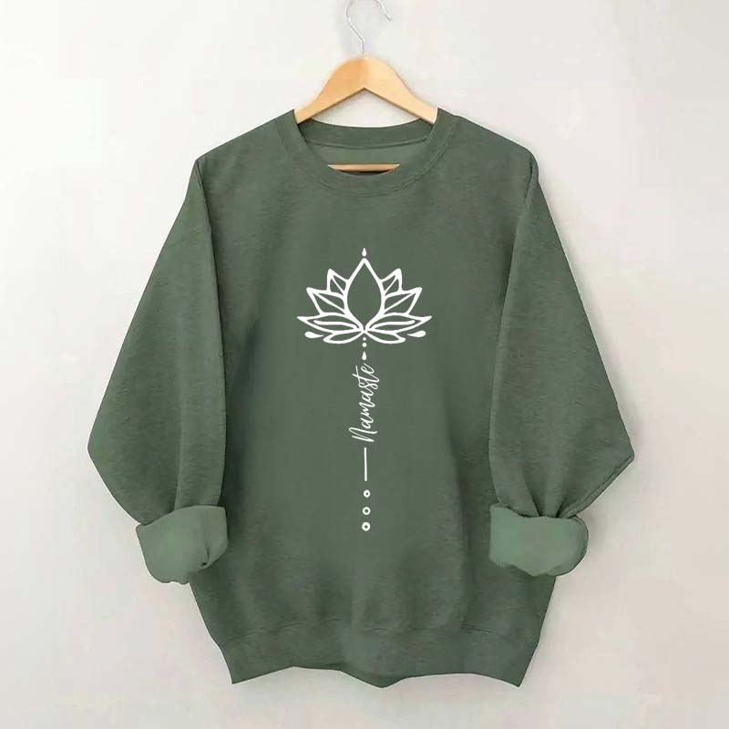 Namaste Floral Yoga Sweatshirt