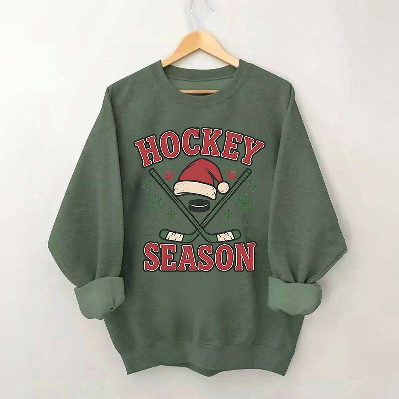 Christmas Hockey Sweatshirt