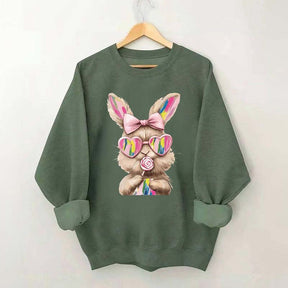 Stylish Bunny Easter Sweatshirt