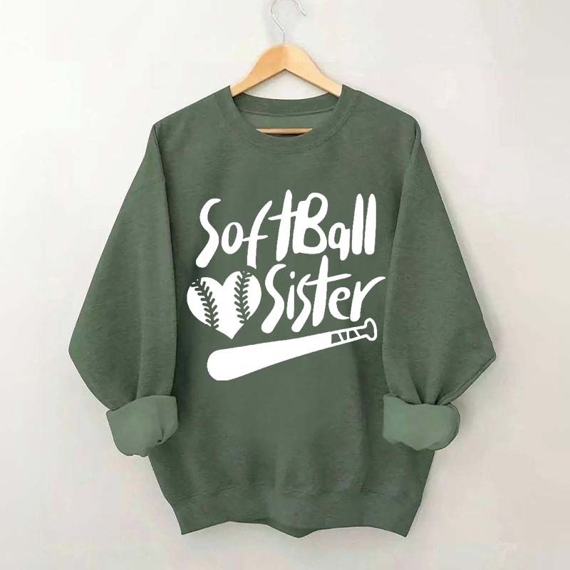 Softball Sister Game Days Sweatshirt