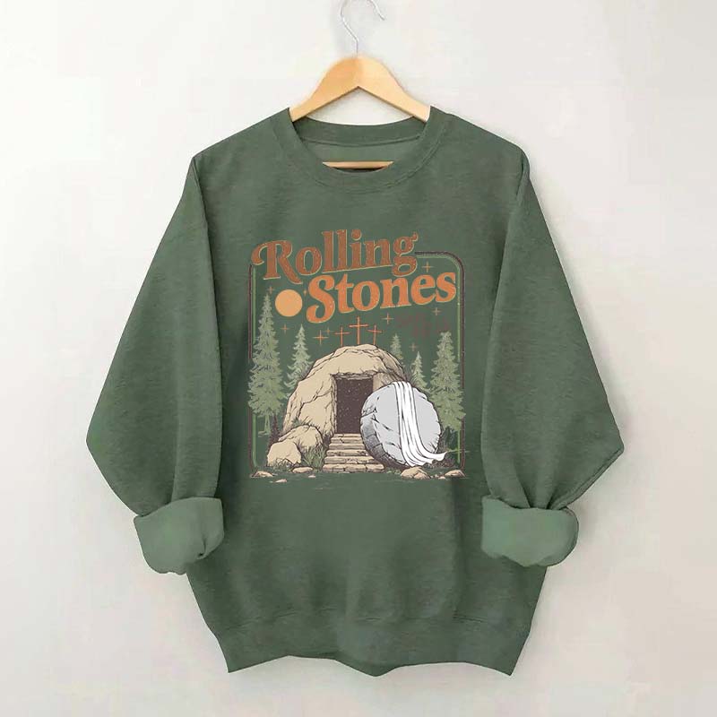Comfort Colors Rolling Stones Easter Sweatshirt