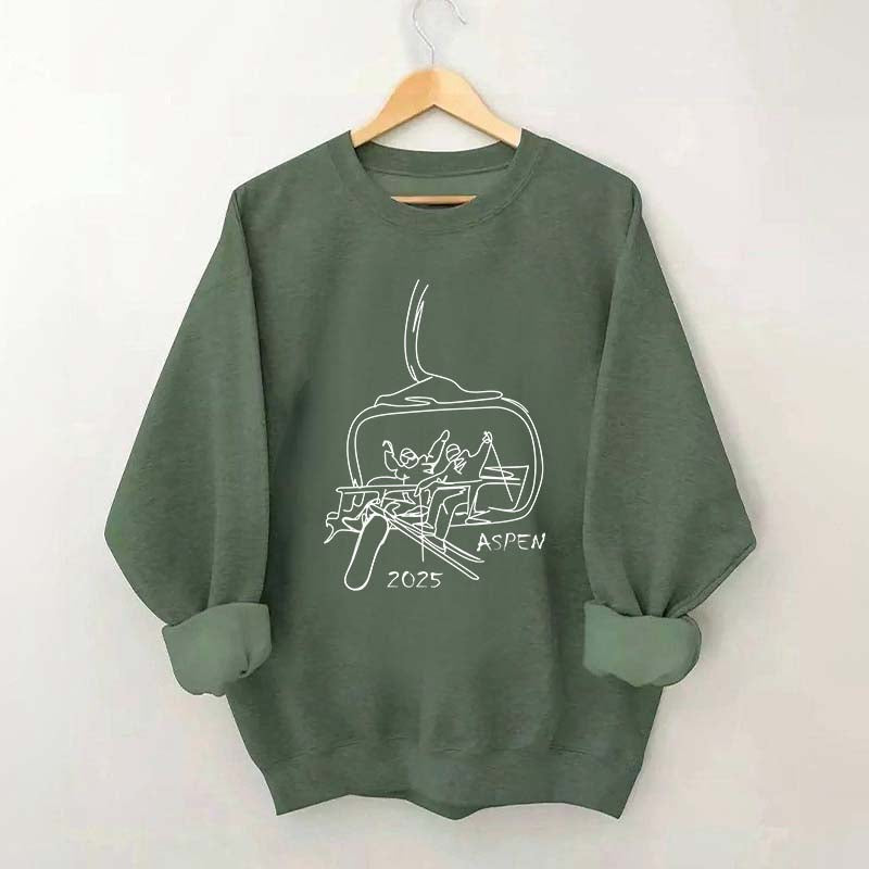 Personalized Ski Sweatshirt