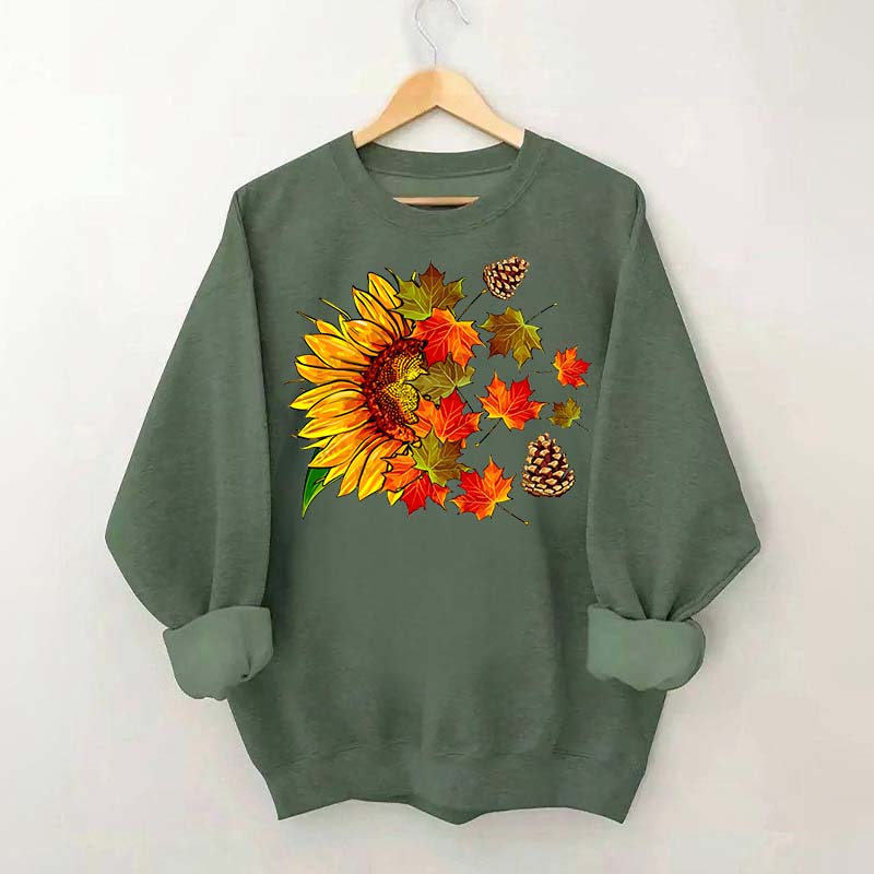 Autumn Sunflower Sweatshirt