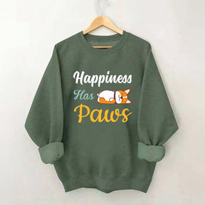 Happiness Has Paws Sweatshirt