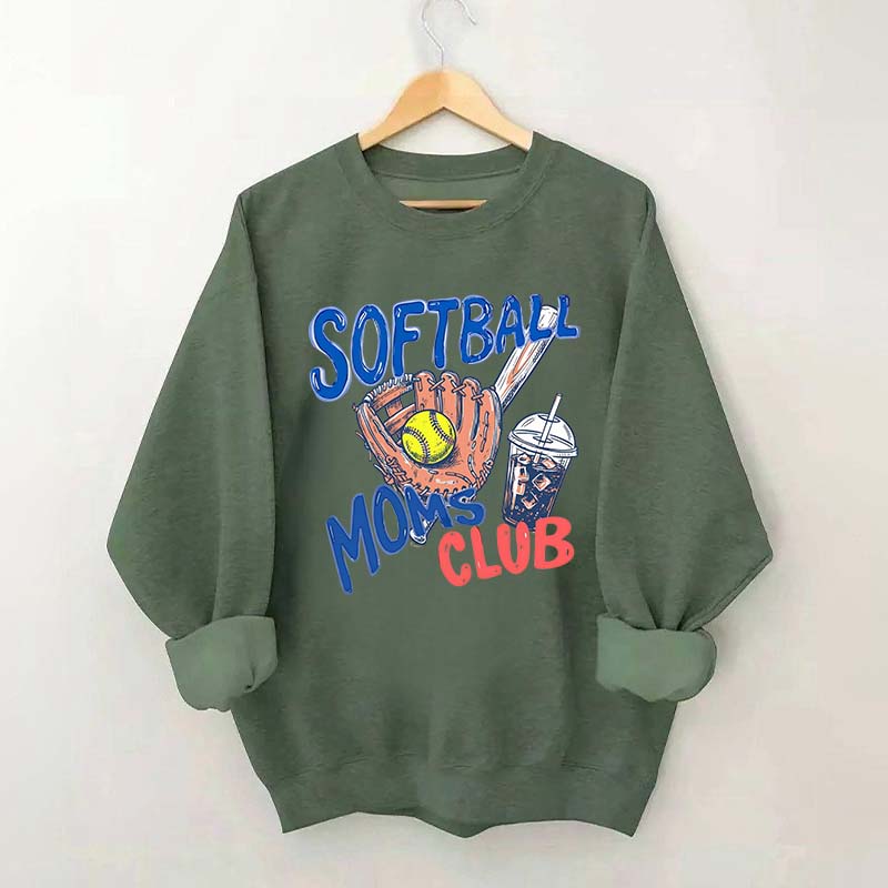 Softball Moms Club Sweatshirt