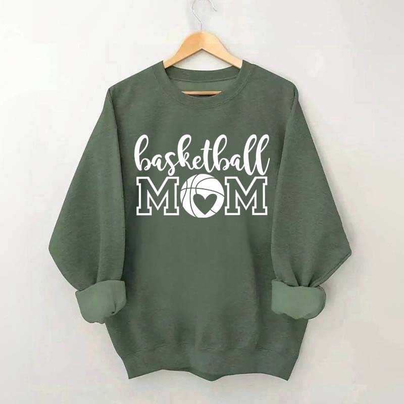 Basketball New Mom Sweatshirt