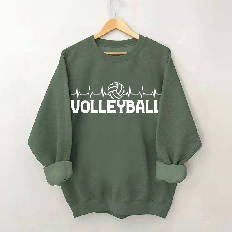 Volleyball Heartbeat Sweatshirt