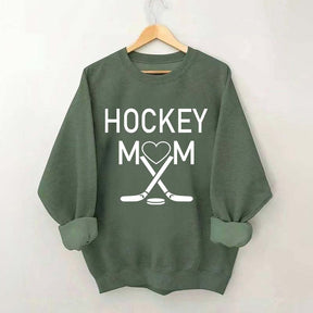 Hockey Mom Heart Sweatshirt