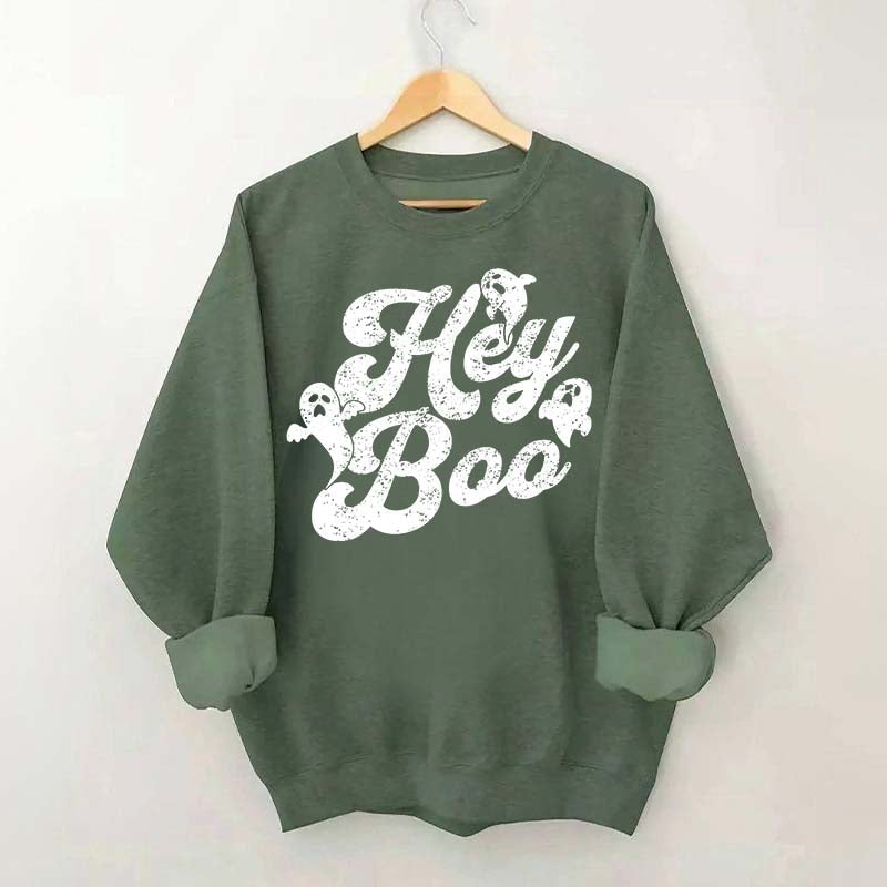Retro Halloween Boo Sweatshirt
