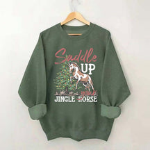 Saddle Up Your Jingle Horse Sweatshirt