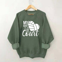 My Heart Is On That Court Sweatshirt
