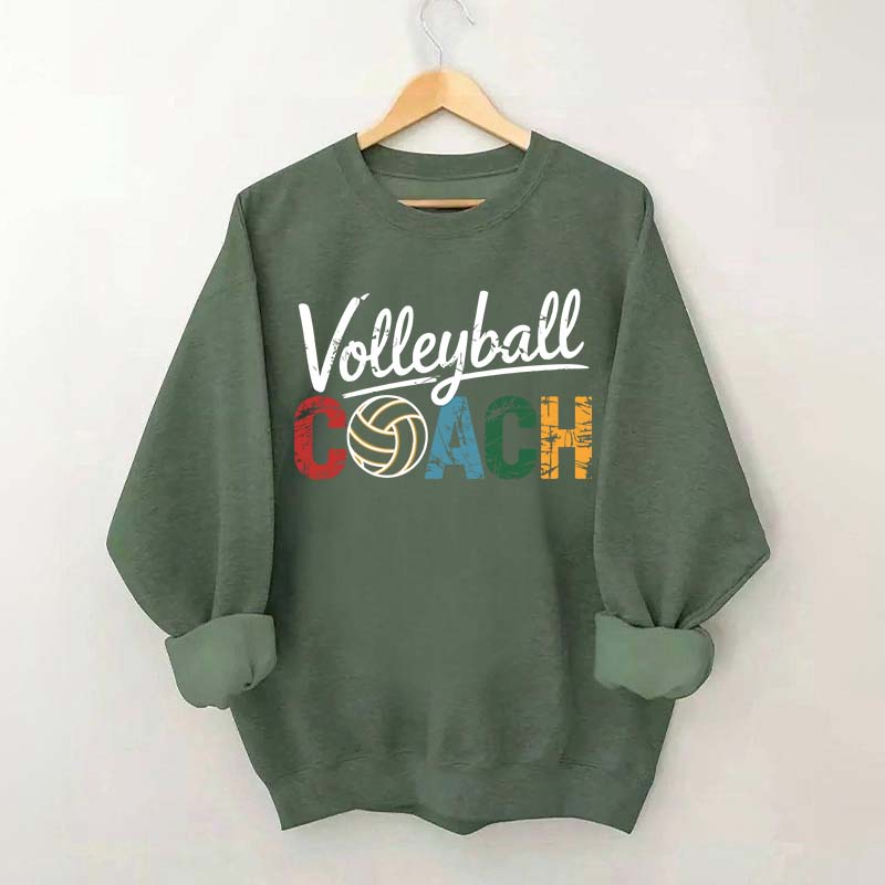 Comfort Color Volleyball Coach Sweatshirt