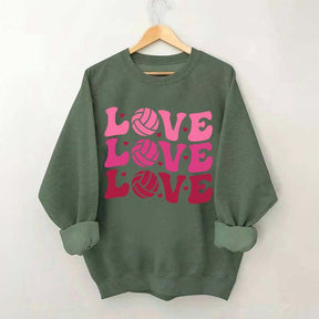 Volleyball Valentine's Day Sweatshirt