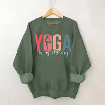 Yoga Is My Therapy Sweatshirt