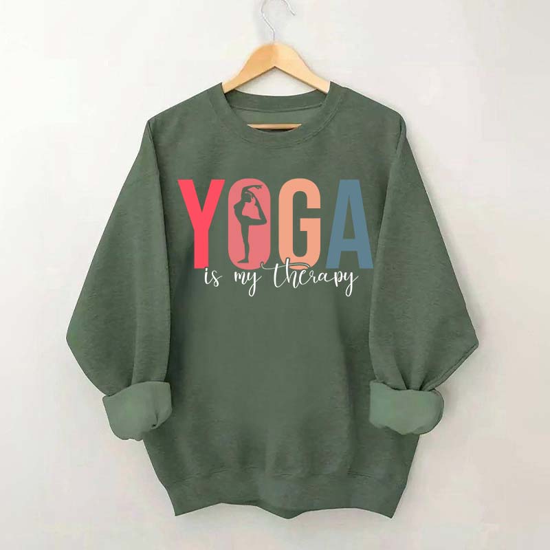 Yoga Is My Therapy Sweatshirt