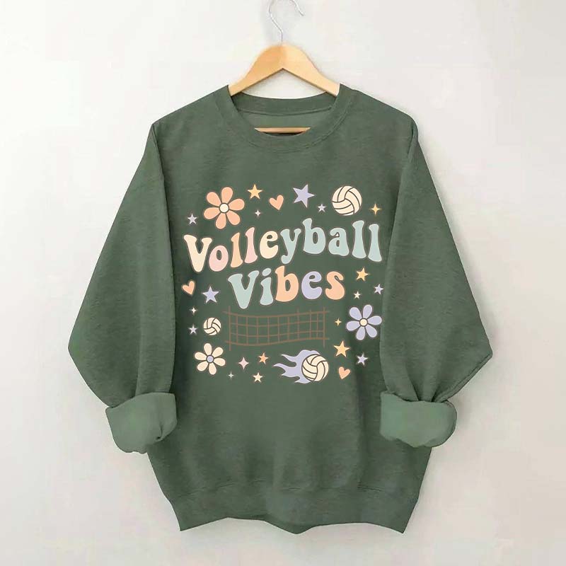 Retro Volleyball Sweatshirt