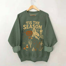 Tis' the Season Pumpkin Ghost Cute Sweatshirt
