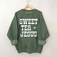 Sweet Tea + Jesus Minimalist Swatshirt