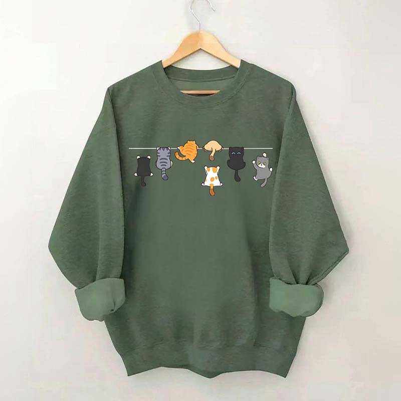 Cat Peeking Lover Sweatshirt